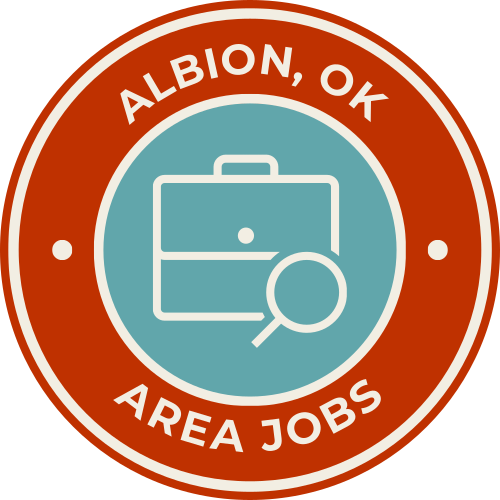 ALBION, OK AREA JOBS logo